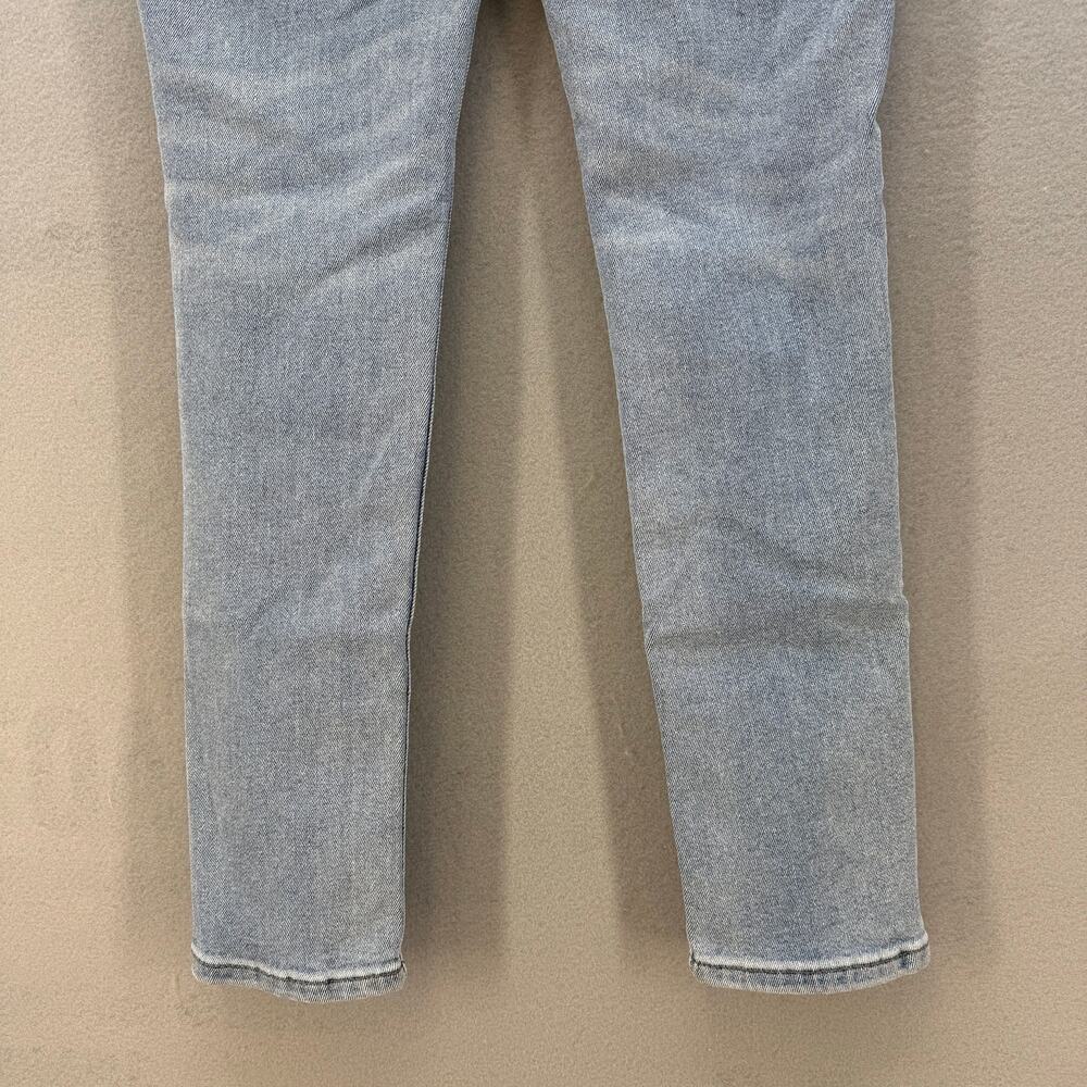 Evereve Jeans Women's 24 (0) Light Blue High Rise Fit Ever Straight Skinny Leg - Picture 4 of 14